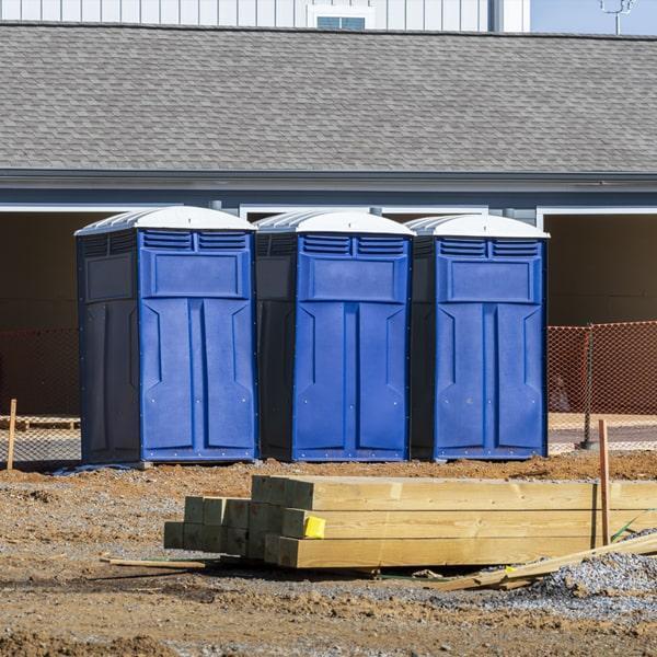 Heavy-duty construction site porta potty in Napa, California