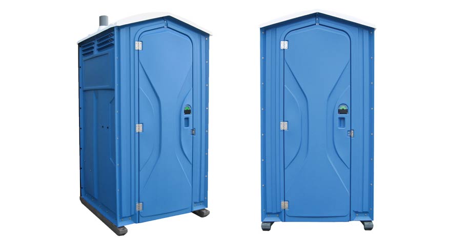 Long-term porta potty units on site in Napa, California